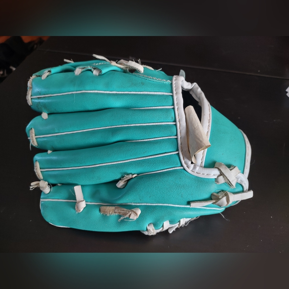 Kids Teal Baseball Glove